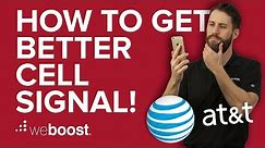 How to Improve & Boost Cell Phone Signal for AT&T | weBoost