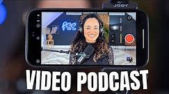 Record a Video Podcast With Your iPhone // Video Podcast Setup for Beginners