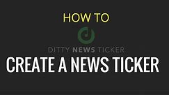 How to Add a News Ticker in WordPress