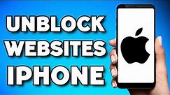 How To Unblock Websites On iPhone (2024 Guide)