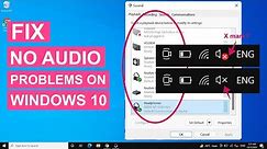 How to Fix Sound or Audio Problems on Windows 10 | Audio Problems Solved