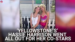 'Yellowstone's' Hassie Harrison Rocked Heart-Shaped Halter Top Fangirling For Co-Stars Ryan...