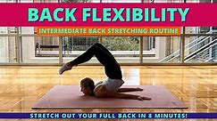8 MIN Intermediate Back Stretch Routine for Dancers, Figure Skaters, & Gymnasts | FlexAbilities