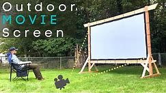 Timber Frame Outdoor Movie Screen! // DIY Woodworking // How To