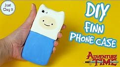 ♡ DIY ♡ ADVENTURE TIME silicone phone case! How to make FINN phone case