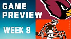 Arizona Cardinals vs. Cleveland Browns | 2023 Week 9 Game Preview