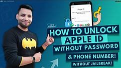 How to Unlock Apple id without Password & Phone Number (2023) Remove Apple id from iPhone in Minutes