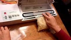 Using inexpensive smooth (non-ribbed) food storage bags with a vacuum sealer.