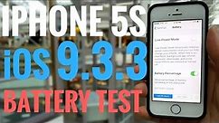 iPhone 5S iOS 9.3.3 Battery Test [VLOG#5]