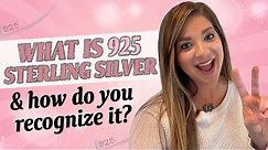 What is 925 Sterling Silver & How Do You Recognize It?