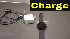 Galaxy Watch 4-How To Charge The Smartwatch-Easy Tutorial
