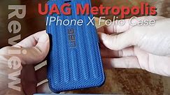 UAG Metropolis iPhone X folio case unboxing & review