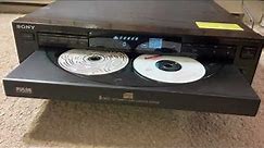 Sony CDP-C325 Carousel 5 Disc CD Player 5 Compact Disk Changer - Demo Test