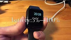 Apple Watch Series 3 3% → 100% Charging Speed