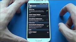 Samsung Galaxy S4 - Einstellungen/settings