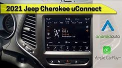 2021 Jeep Cherokee uConnect | Learn how to use navigation, Android Auto Apple/Car Play and more!