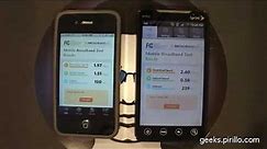 Which is Faster? 3G vs 4G Speed Test - iPhone 4 on AT&T, EVO on Sprint