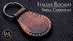 Making a Leather Key Chain Out of Italian Shell Cordovan | ROCADO Leather