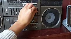 SANYO C4 vintage stereo boombox