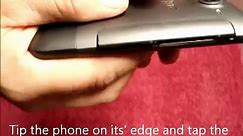 How to remove / replace / install / change the battery on a HTC Desire HD Mobile Phone