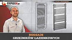 Przegląd grzejników łazienkowych - rodzaje, parametry, typy podłączeń - Cieplo24.pl