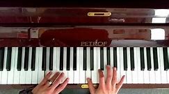 The B flat Major Arpeggio - How to play - piano tutorial