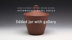 Lidded Jar with Gallery