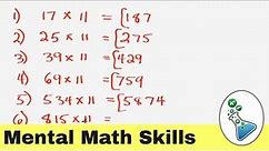 Build Mental Math Skills - Percent Tips, Multiplication & Addition