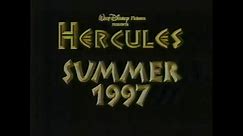 Hercules - Sneak Preview from ABC Broadcast of The Lion King (11/3/1996)