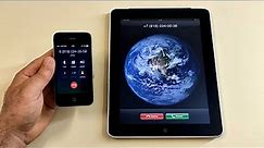Apple iPhone 4 vs iPad 2010 Incoming Call & Outgoing Call