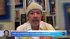 Carlos Santana collapses during Michigan concert due to heat exhaustion, dehydration