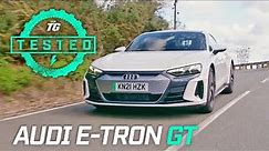 Audi e-tron GT Review: 0-60mph, ¼ Mile, Tech, Ride, Handling | Top Gear Tested