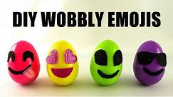 DIY Wobbly Emoji Eggs