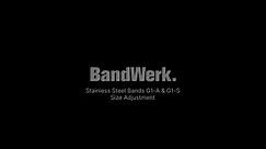 BandWerk. – Adjusting the size of your metal band
