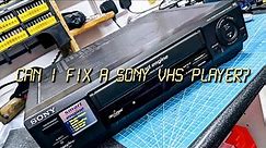 Untested SONY SLV-E230 VHS VCR Fixing and Refurbishing