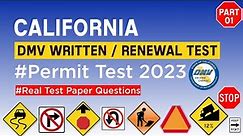 DMV written test questions for seniors | DMV Written Test 2024 | DMV written test california