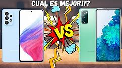 Samsung Galaxy A53 5G vs Galaxy S20 FE | CUAL ME COMPRO!!? | ANALISIS!!!