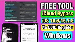 FREE Unlock iCloud Activation iOS 16.6 - iOS 15.7.8 iPhone/iPad/iPod By 007 Ramdisk