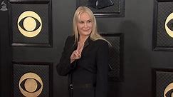 Daryl Hannah is business chic in blazer dress at 2023 Grammys