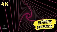 Hypnotic Pink Neon Triangle Loop Abstract Background Video | 4k Screensaver 60FPS