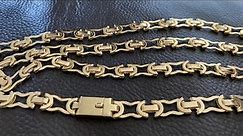 DIY HOW TO MAKE CHAIN FOR MEN / GOLD 18K / FROM JEWELRY KARLOFT