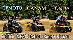 2022 CFMOTO 600 vs Canam 570 vs Honda Rubicon Mud Race Event