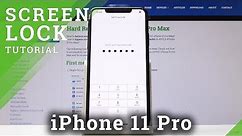 How to Add Passcode in iPhone 11 Pro - Set Up Screen Lock