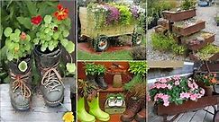 65+repurposed garden planters inexpensive ideas for indoor outdoor gardens