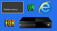 Xbox One - How To Delete Internet Browsing History