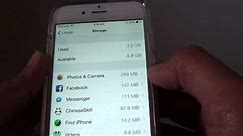 iPhone 6: How to Find Out Much Storage Space Has Been Used