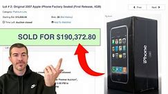 Original iPhone SOLD for $190,000 - Legit or Shilled?