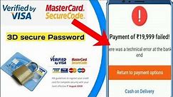 What is Verified by Visa and MasterCard SecureCode | 3d Secure Service
