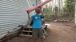 Easy way to Install attic rafter / baffle vents from the outside, with existing batt insulation