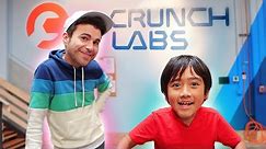 Ryan visits Mark Rober's Crunch Labs!